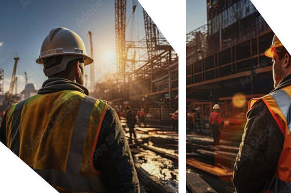 Constructores en obra